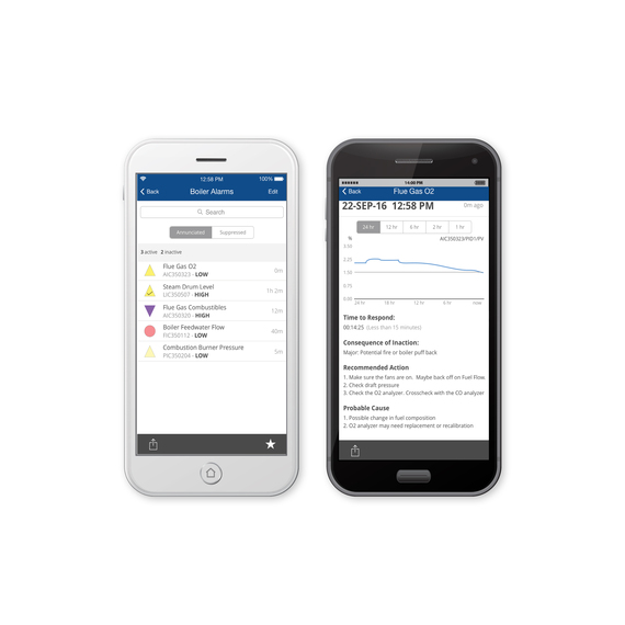 DeltaV Mobile screen iOS and Android
